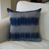 Indigo Raindrop cushion cover